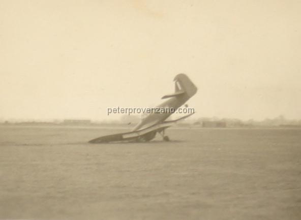 Peter Provenzano Photo Album Image_copy_047.jpg - Pranged Miles Master Mark IA trainer.  RAF Station Tern Hill, fall of 1940.